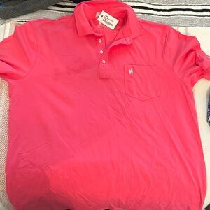 Johnny O pink golf shirt